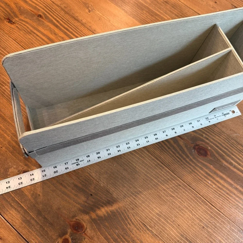 CARAWAY BAKEWARE CANVAS STORAGE BIN HOLDER ORGANIZER‎ EUC